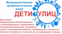Сотрудники полиции проводят межведомственную профилактическую акцию «Дети улиц»