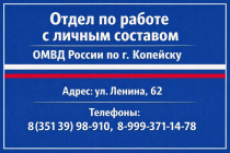 Полиция Копейска информируют выпускников образовательных учреждений о возможностях получения высшего образования в вузах Министерства внутренних дел Российской Федерации