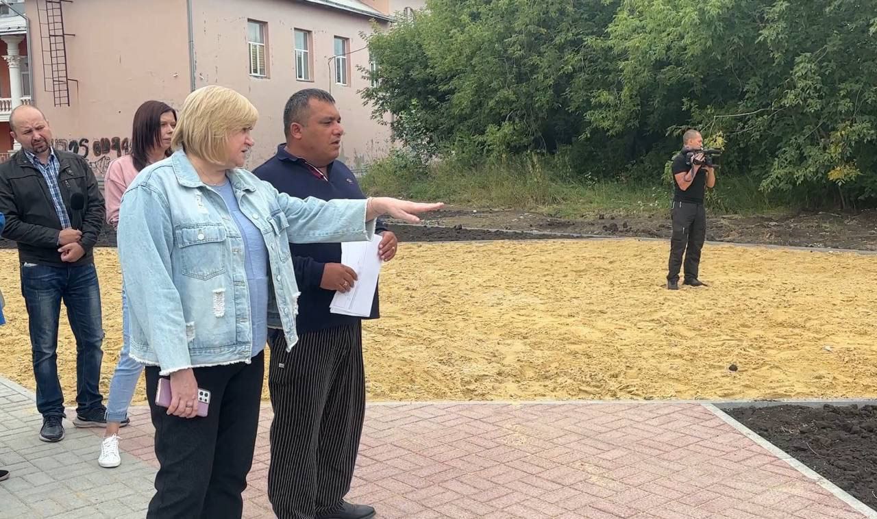 В Копейске продолжается благоустройство общественных пространств