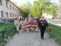 В Копейске дошкольные учреждения приняли участие в шествии Бессмертного полка