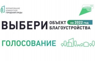 ВЫБЕРИ ОБЪЕКТ БЛАГОУСТРОЙСТВА НА 2022 ГОД!