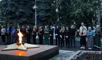 В Копейске прошла акция «Свеча памяти»