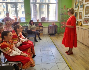 Открытие выставки "Творенья от руки времени вопреки"