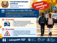 Сотрудники Госавтоинспекции Челябинской области проводят профилактическую акцию «Осенние каникулы» 