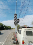В Копейске установили новый светофор