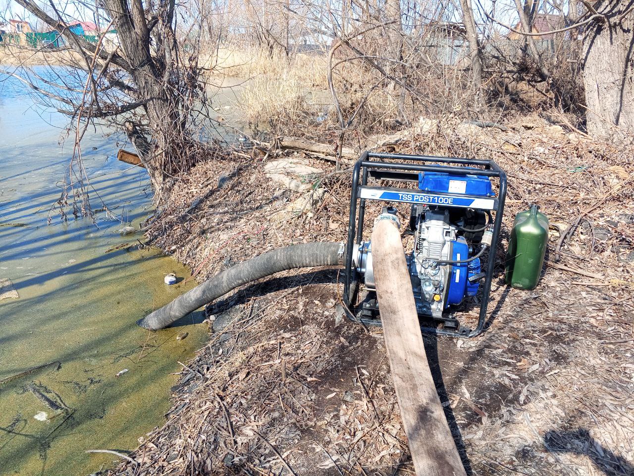 В Копейском городском округе продолжаются мероприятия по водопонижению