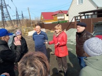 Глава Копейска проверила ход работ на магистральном коллекторе