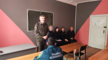 В Копейске полицейские провели профилактическую встречу со студентами группы "Пожарная безопасность"