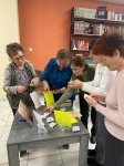 В Центральной библиотеке рисовали чаем