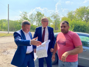 Андрей Фалейчик оценил ход работ по программе «Городская среда»