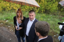 Депутат ЗСО Челябинской области Денис Сазонтов проверил ход работ по ликвидации свалок в Копейске 