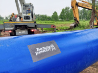В Копейске продолжается строительство водовода Д-800