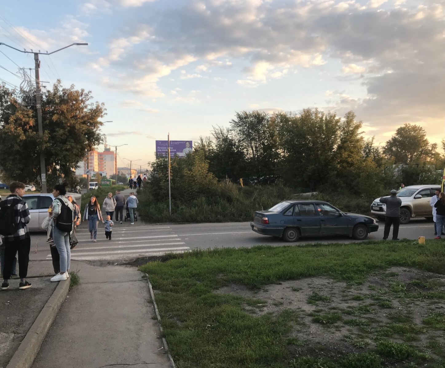 В Копейске, в результате ДТП несовершеннолетний пешеход получил телесные повреждения