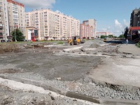 Глава Копейска проверила ход работ на проспекте Коммунистический