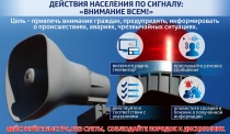 Памятка действий населения при поступлении сигнала «Внимание всем!» с речевой информацией «Воздушная тревога»