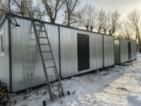 На стадионе в поселке Потанино оборудуются новые теплые раздевалки