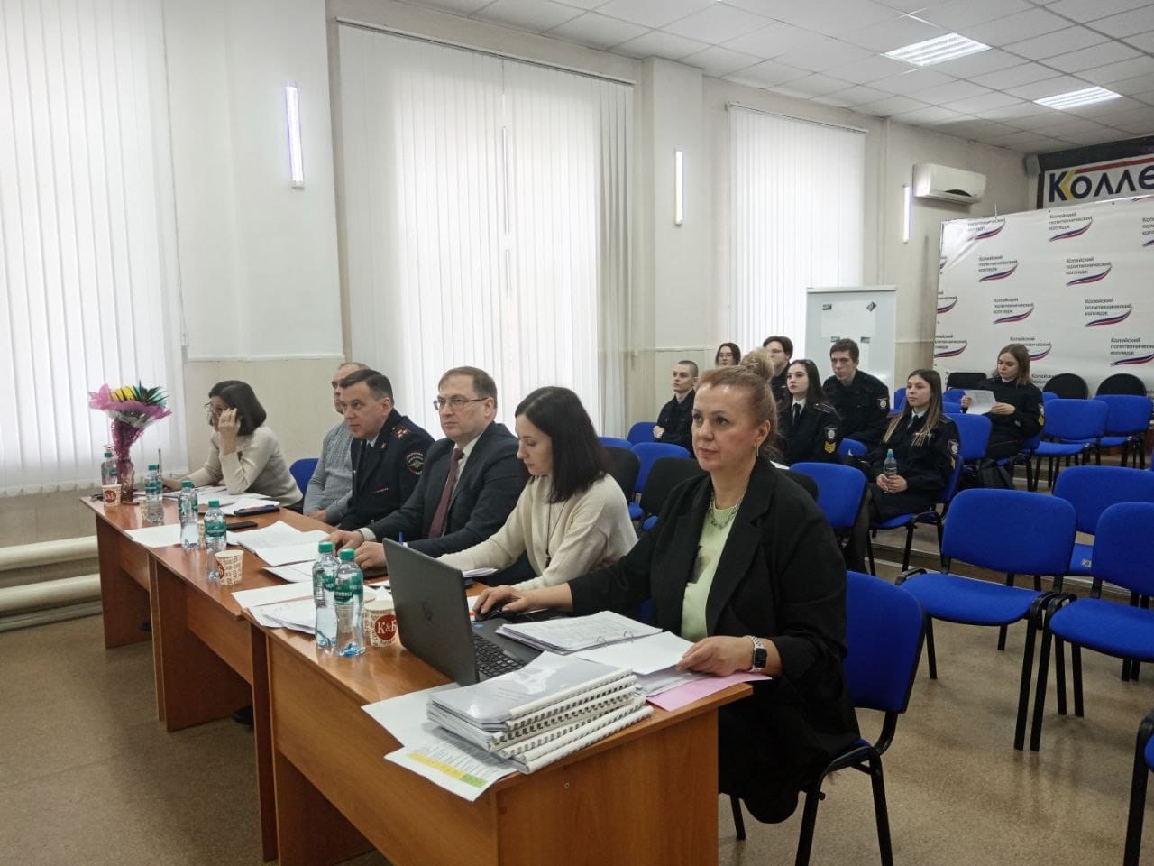 Начальник ОМВД Копейска принял участие в комиссии по защите выпускных работ студентов по теме правоохранительной деятельности