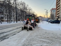 В Копейске оперативно ликвидируют последствия снегопада
