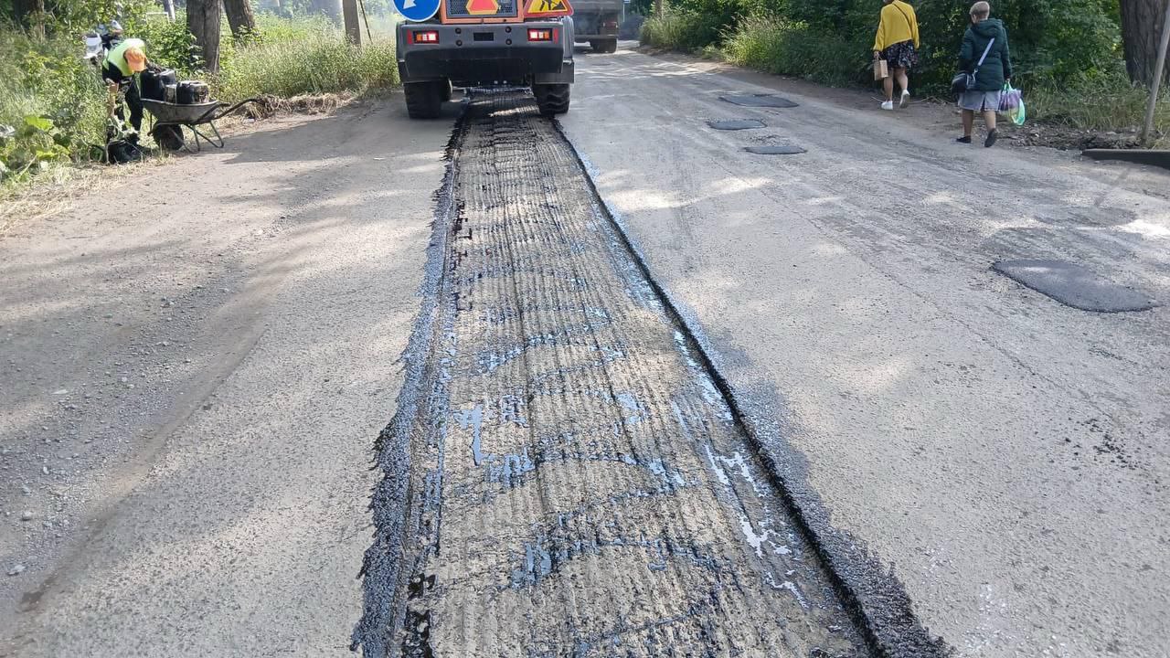 В Копейске продолжается ямочный ремонт улично-дорожной сети