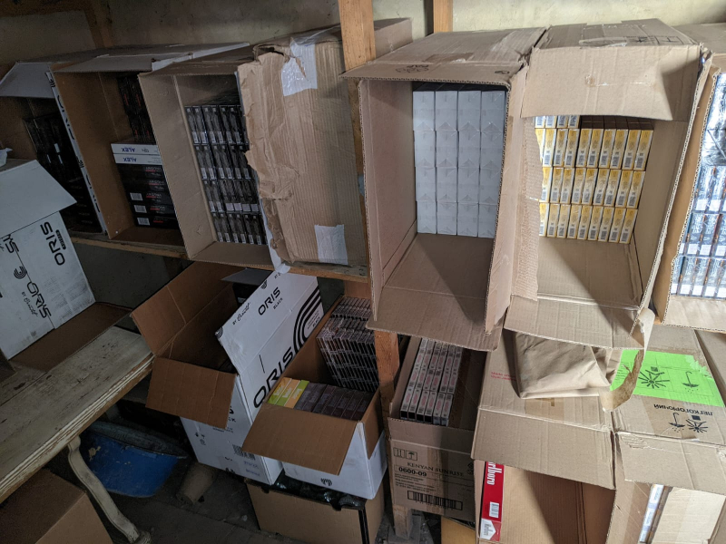 Сотрудники полиции изъяли немаркированные сигареты на 1,5 миллиона