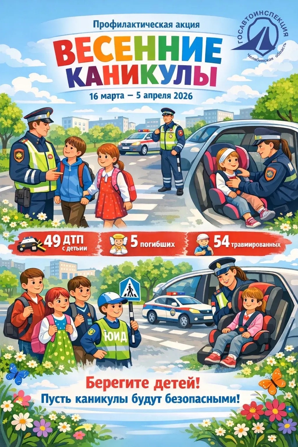 Стартует профилактическая акция «Весенние каникулы»