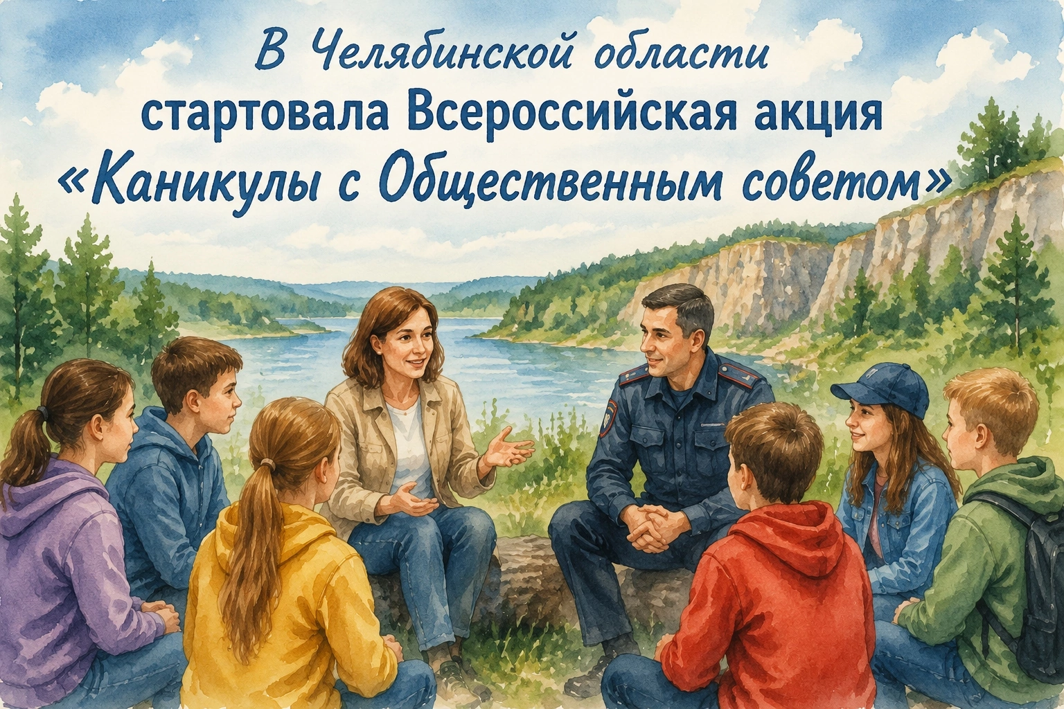 В Челябинской области стартовала Всероссийская акция «Каникулы с Общественным советом»