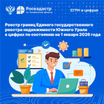 Реестр границ Единого государственного реестра недвижимости Южного Урала в цифрах по состоянию на 1 января 2026 года