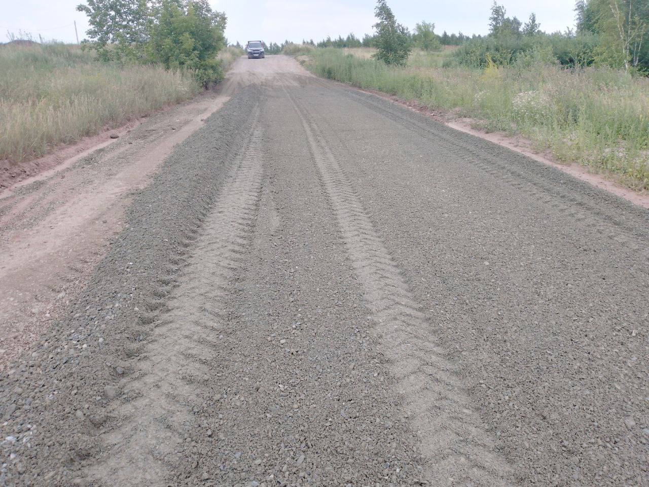 В Копейске продолжается отсыпка и грейдирование дорог