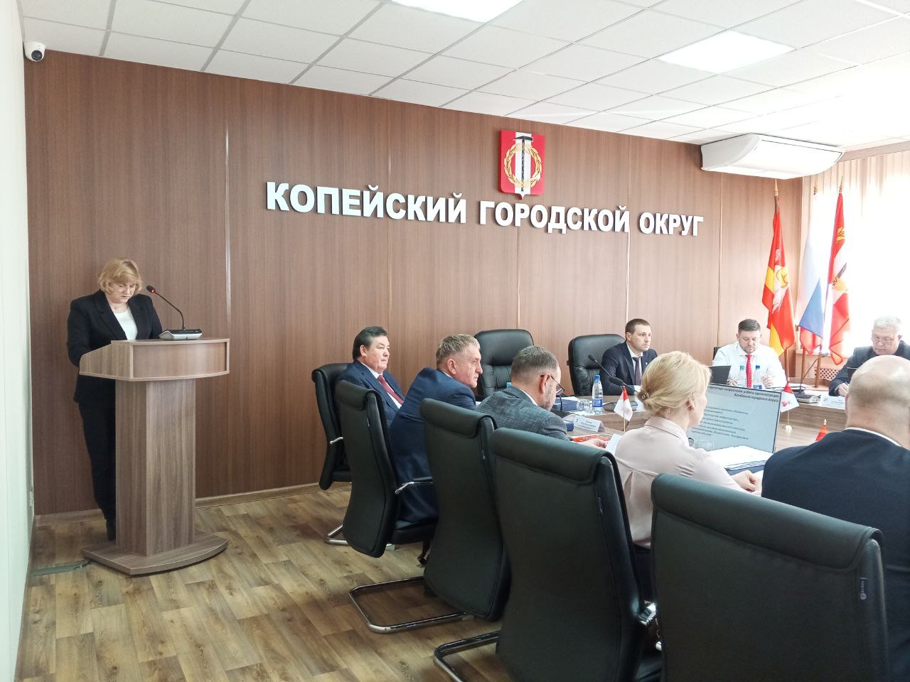 Глава Копейска выступила с ежегодным отчетом о деятельности администрации