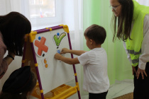 В поселке Вахрушево прошло профилактическое мероприятие по безопасности дорожного движения для дошкольников