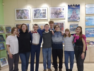 Юноши и девушки вновь собрались на арт-площадку "Вдохновение"