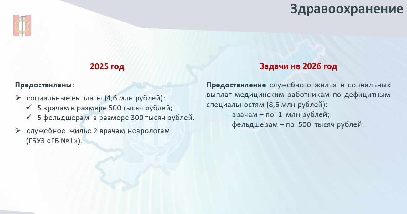 Социальная сфера. Здравоохранение